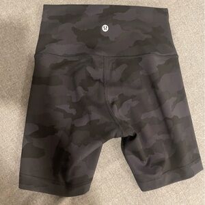 Lululemon Align Black Camo Shorts